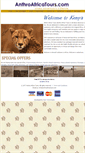 Mobile Screenshot of anthroafricatours.com